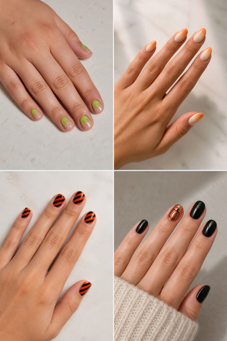 15 Cute Halloween Nail Designs for Short Nails That Feel Festive but Wearable