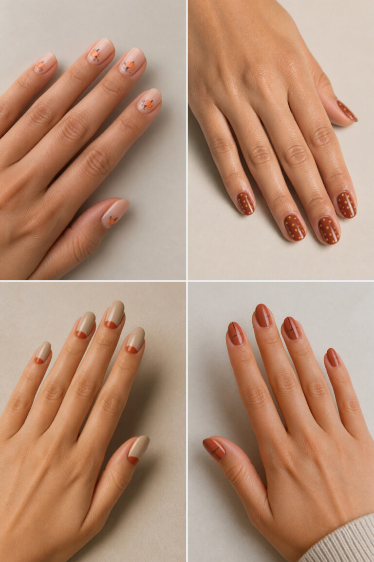 15 October Cute Halloween Nail Designs for Women Who Prefer Simple Nail Art