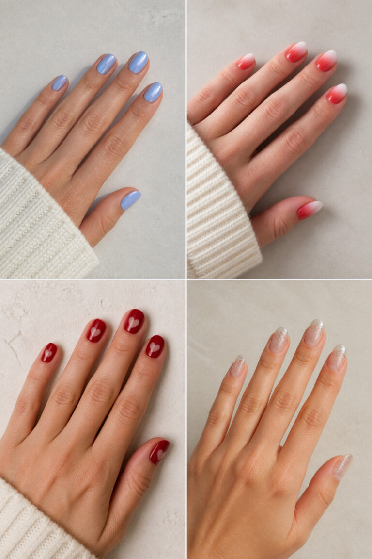 15 Simple Christmas Nail Designs for a Minimal Holiday Look