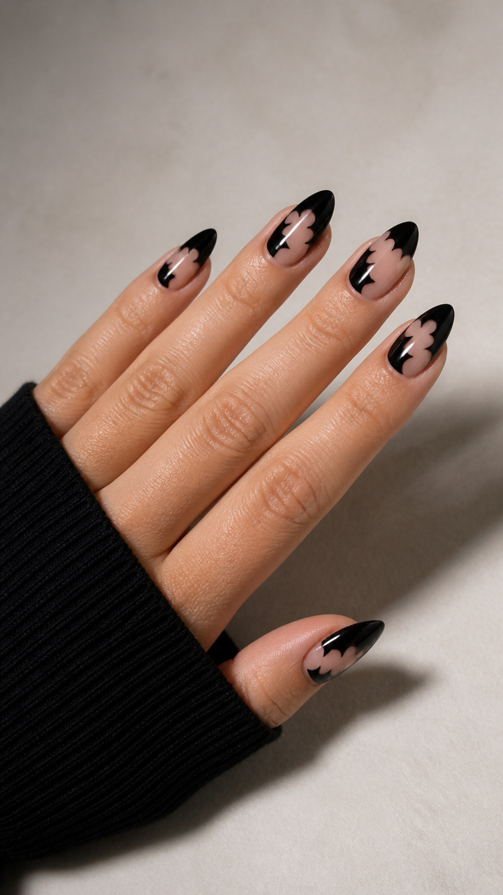 Bat Wing Cutouts with Negative Space