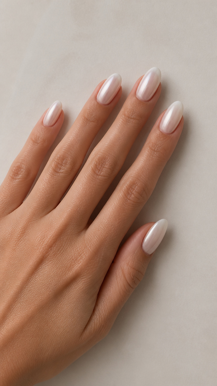Classic White Aura with Pearl Finish