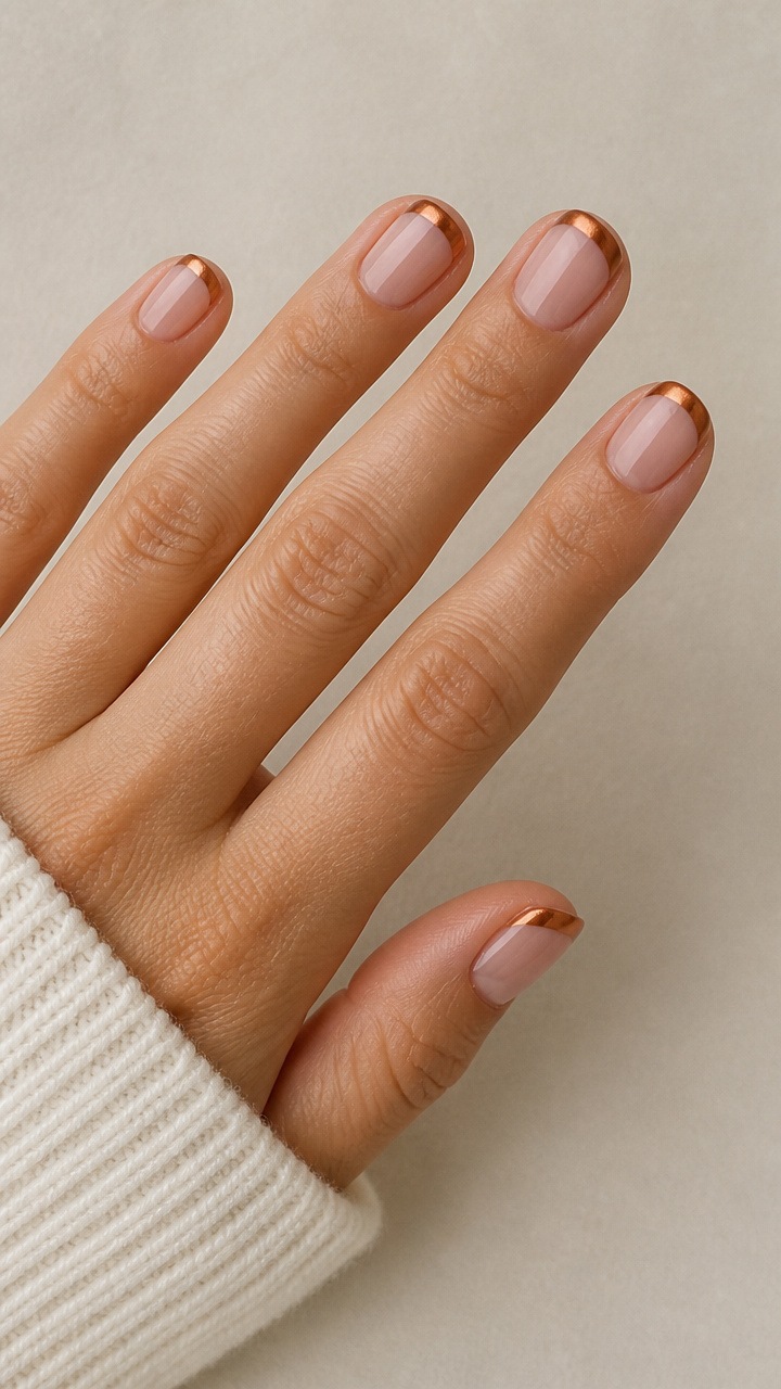Pumpkin Spice Chrome Tips