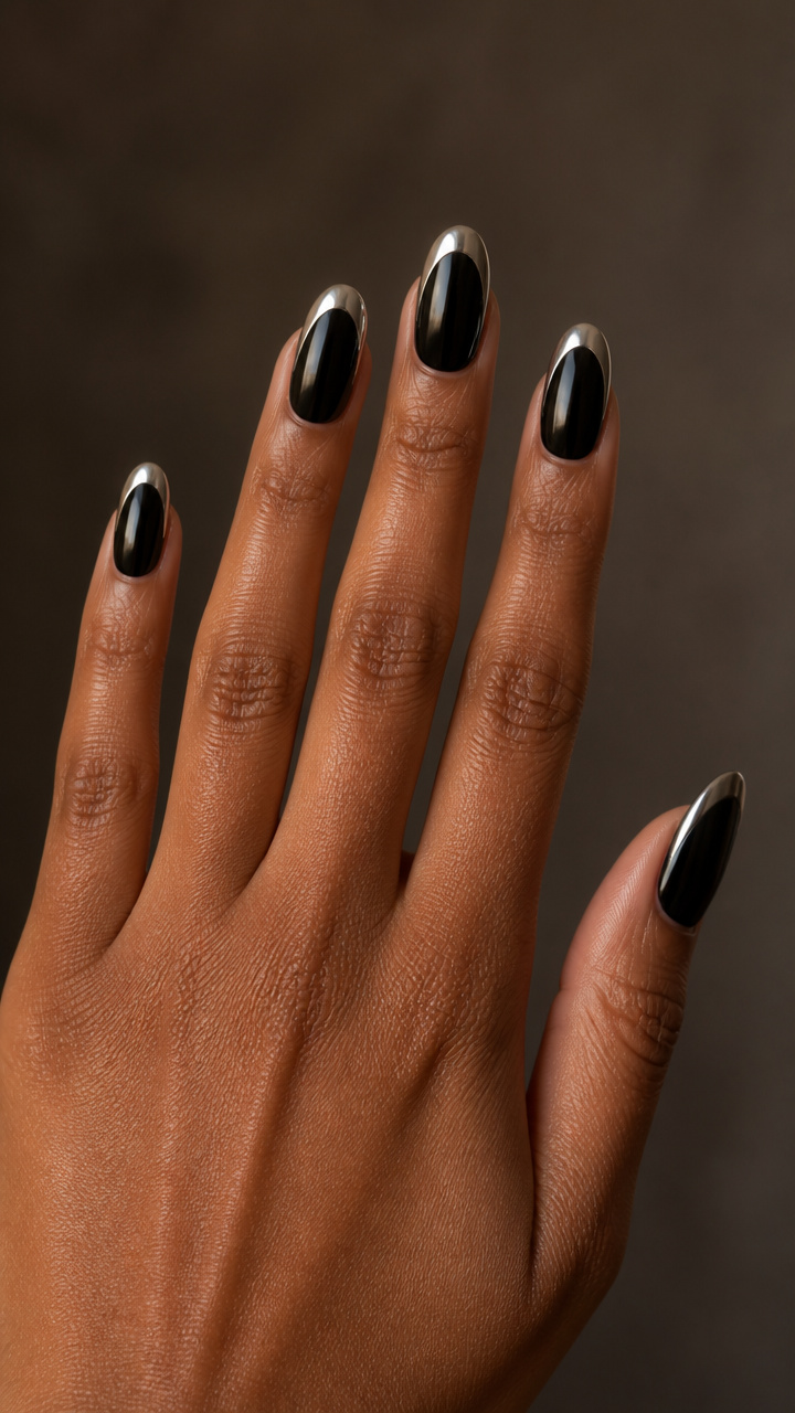 Chrome Moonlight Tips