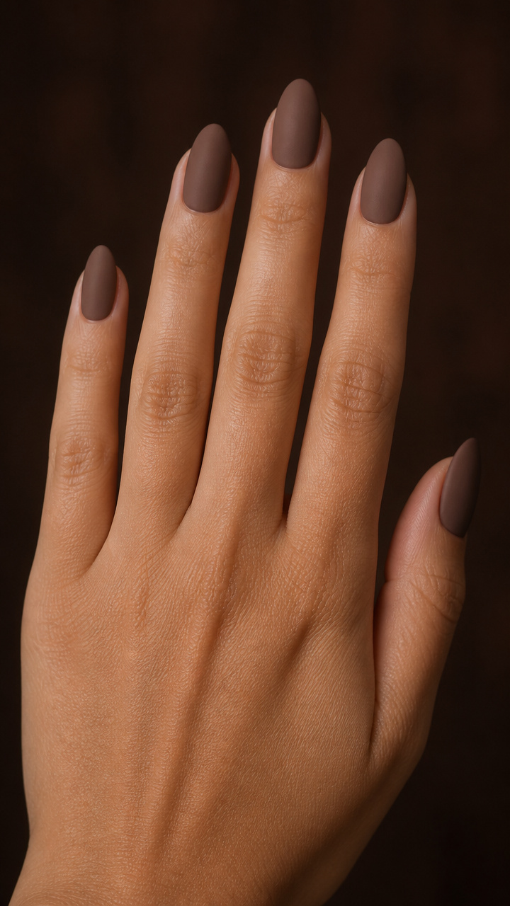 Milk Chocolate Matte Almond Tips