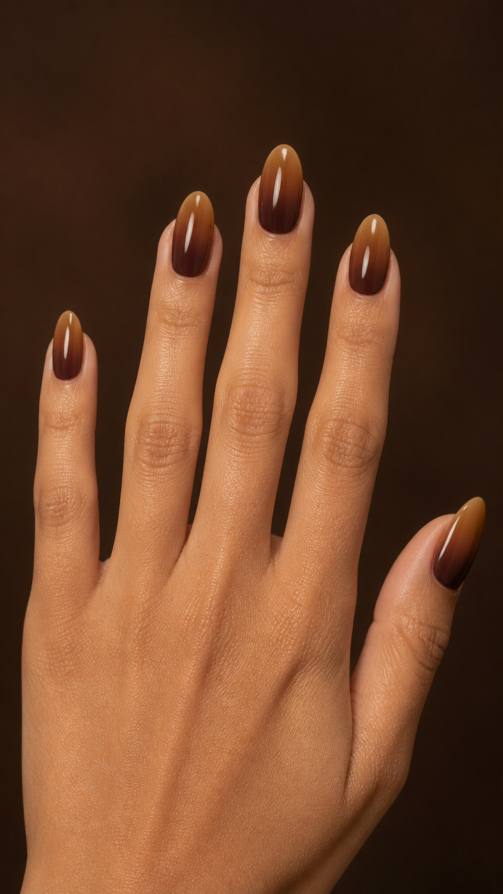 Chocolate Glazed Donut Ombré