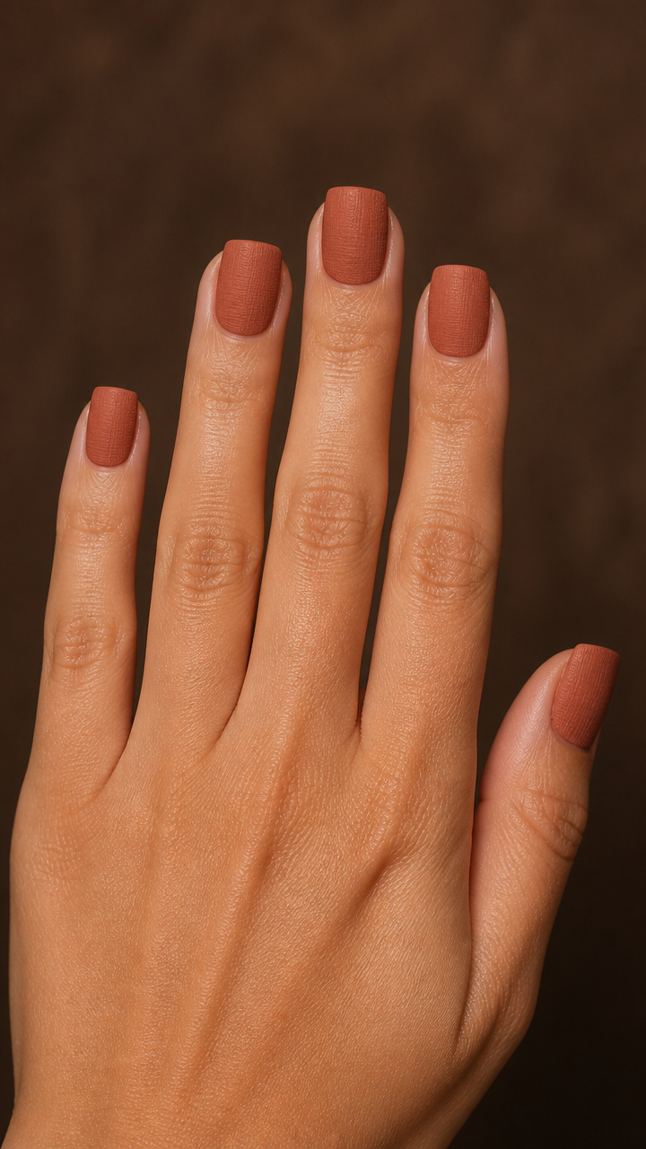 Rustic Terracotta with Linen Texture Finish