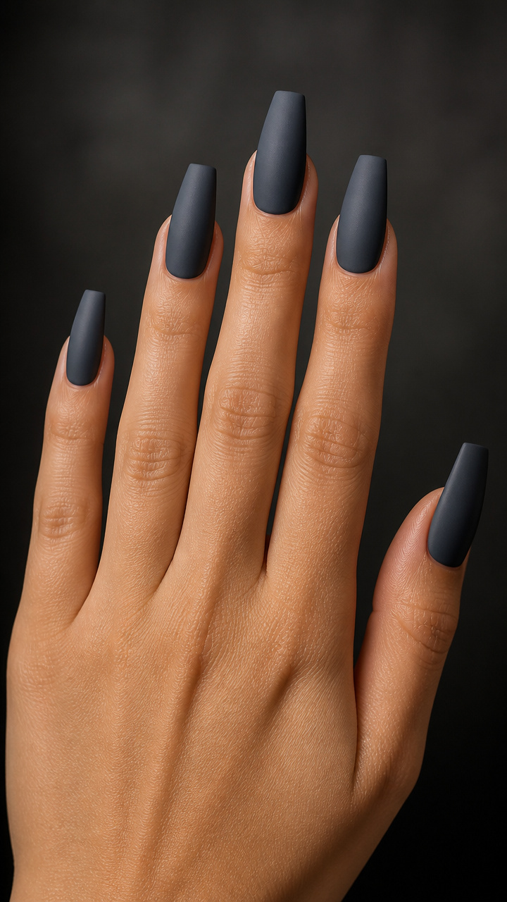 Smoky Charcoal Matte Coffins
