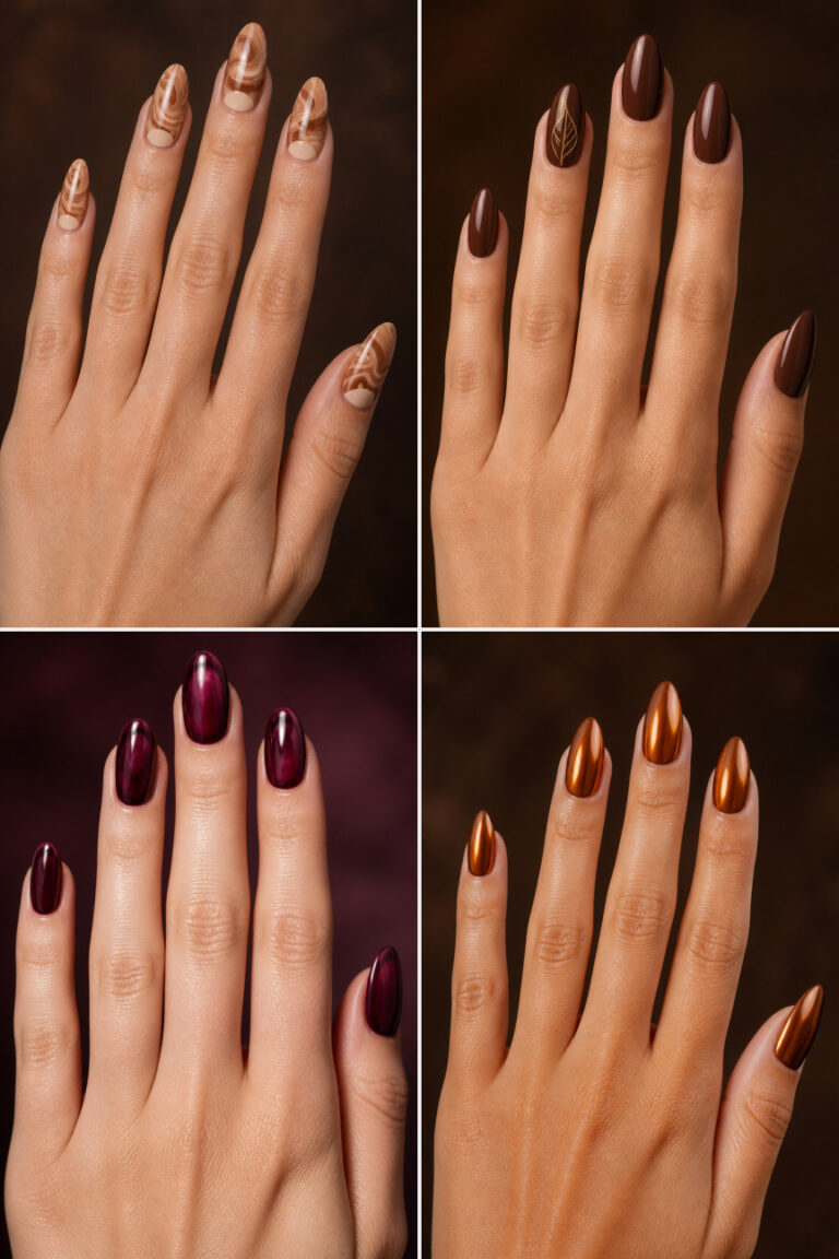 15 Late Fall Nail Designs for a Cozy Seasonal Look