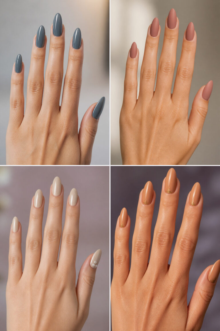 15 Neutral Almond Nail Ideas for an Elegant Look