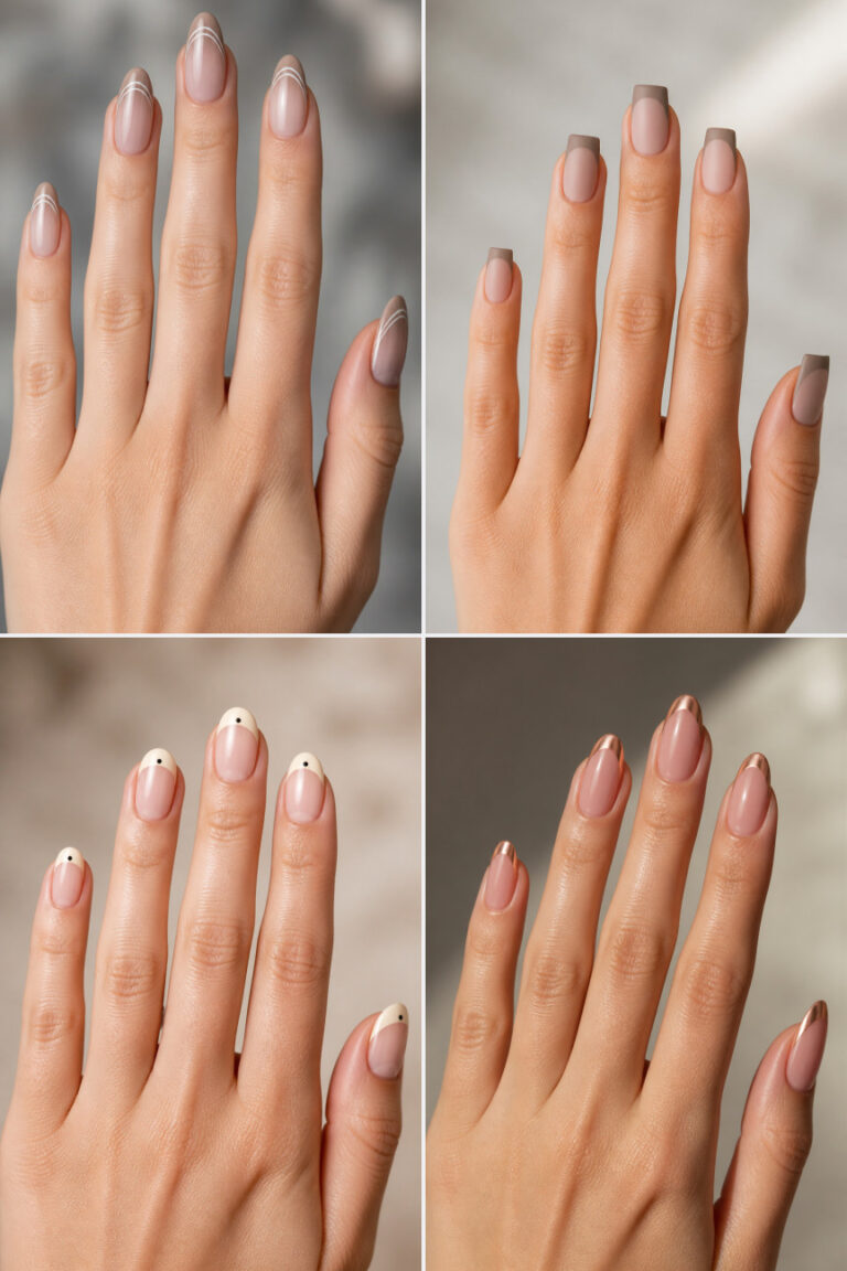 15 Neutral French Tip Nail Ideas for a Clean Look