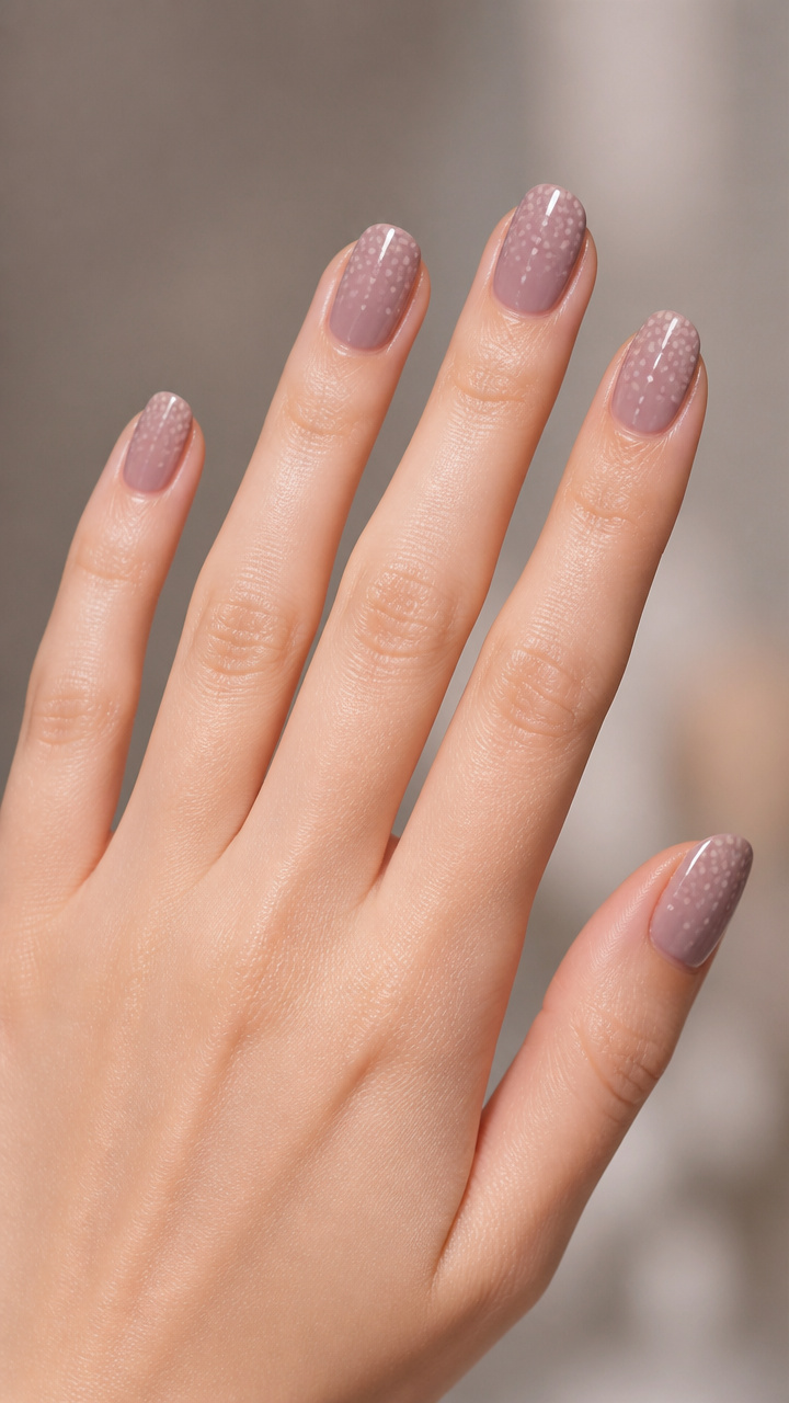 Muted Mauve with Tiny Dots Gradient