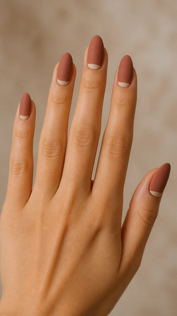 Soft Clay with Cuticle Moon Accent