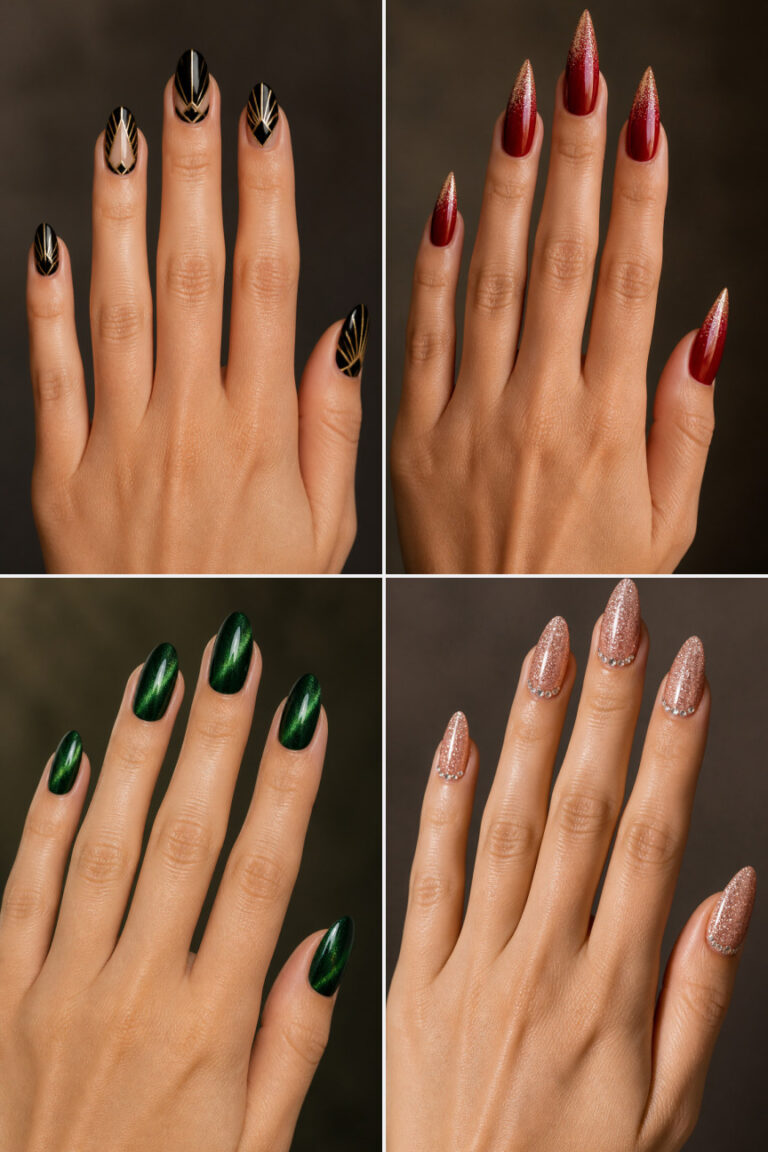 15 New Year’s Eve Nail Ideas for a Glamorous Celebration