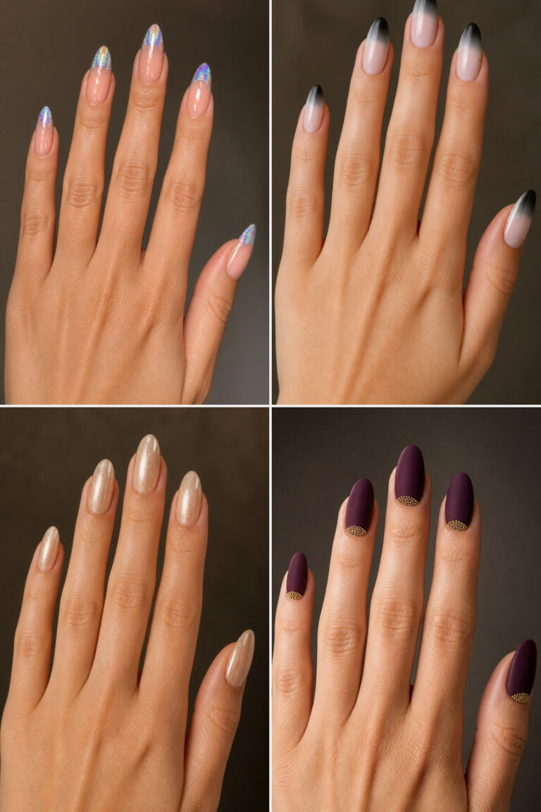 15 New Year’s Nail Designs for Almond Nails