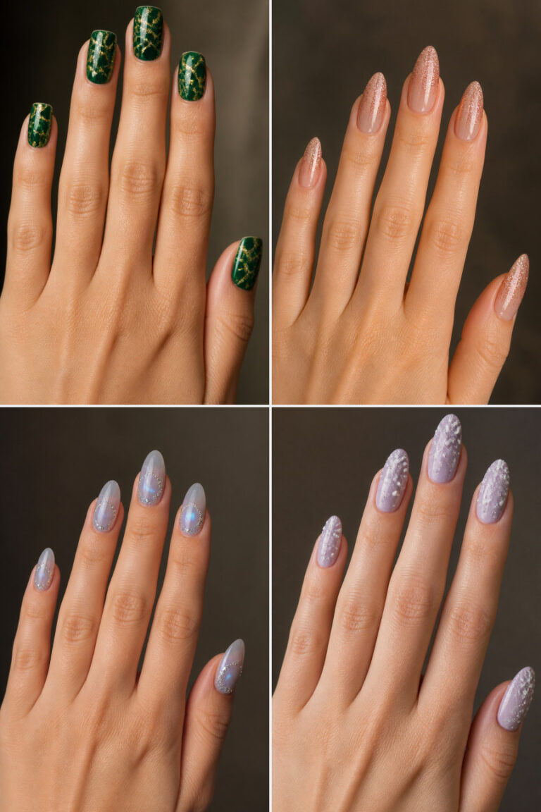 15 New Year’s Nail Designs With Glitter