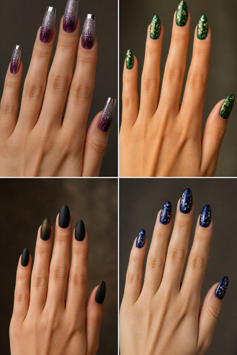 15 New Year’s Nails for a Sparkly Party Look