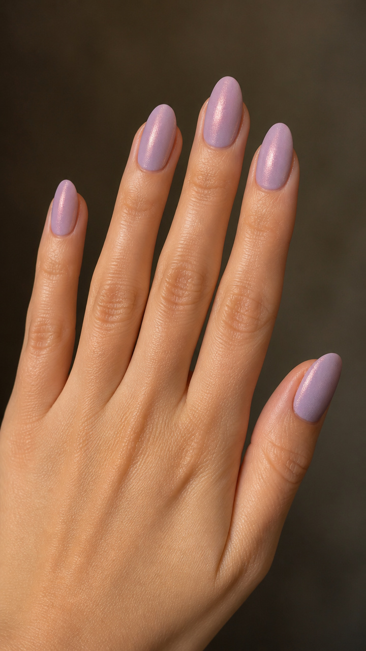 Frosted Lilac Chrome with Matte Top Coat