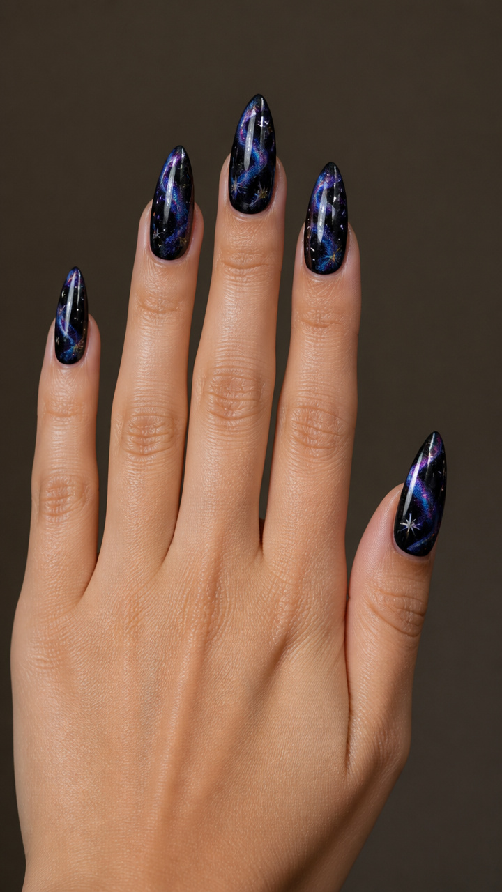 Galaxy Chrome with Star Decals