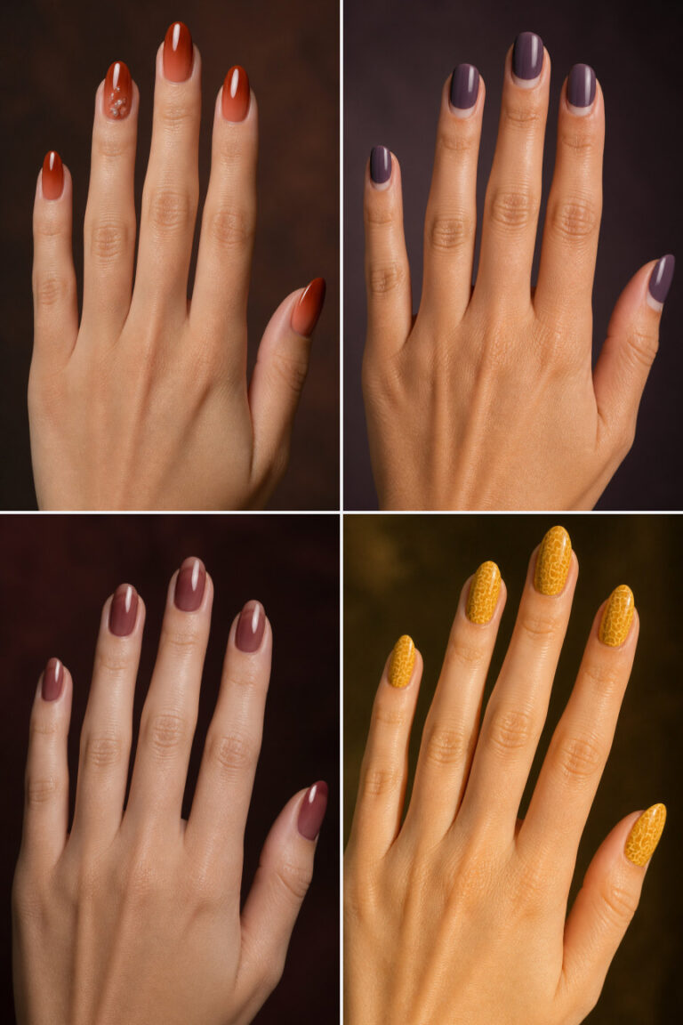 15 Short Late Fall Nail Ideas That Look Chic
