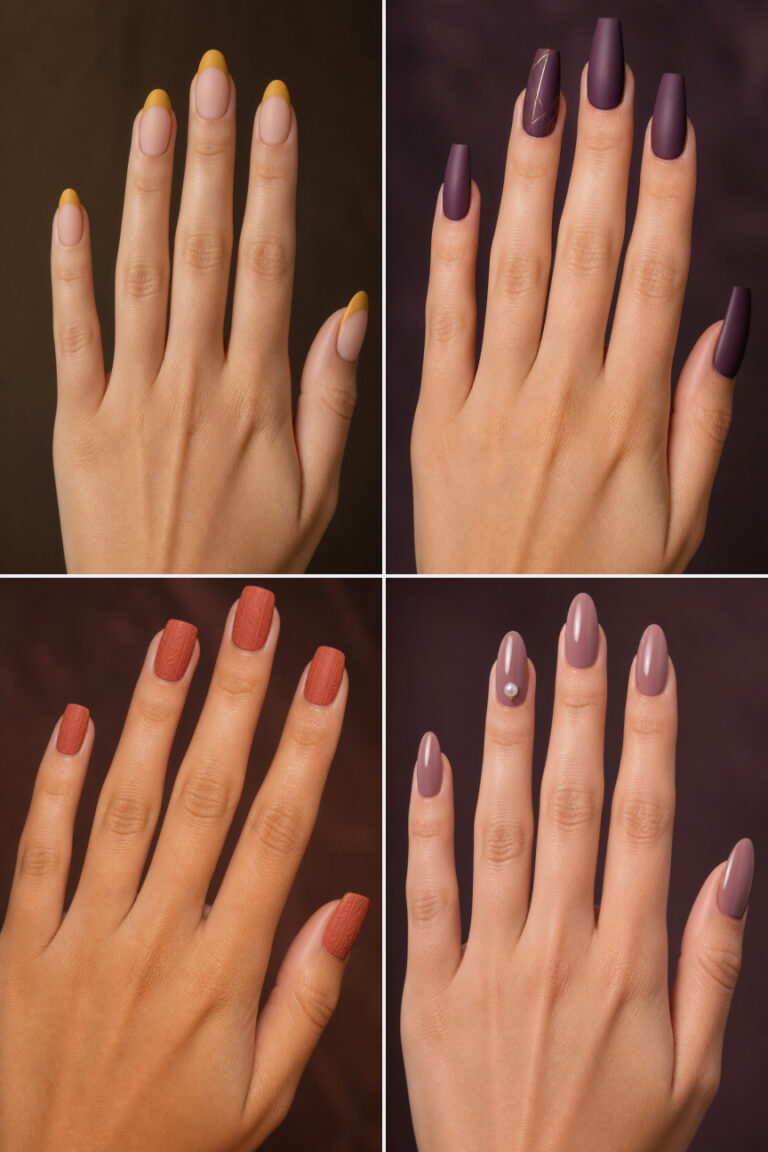15 Simple Late Fall Nail Designs You Can Recreate