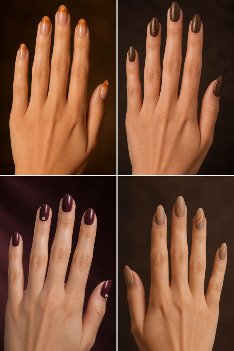 15 Simple Late Fall Nail Ideas to Try