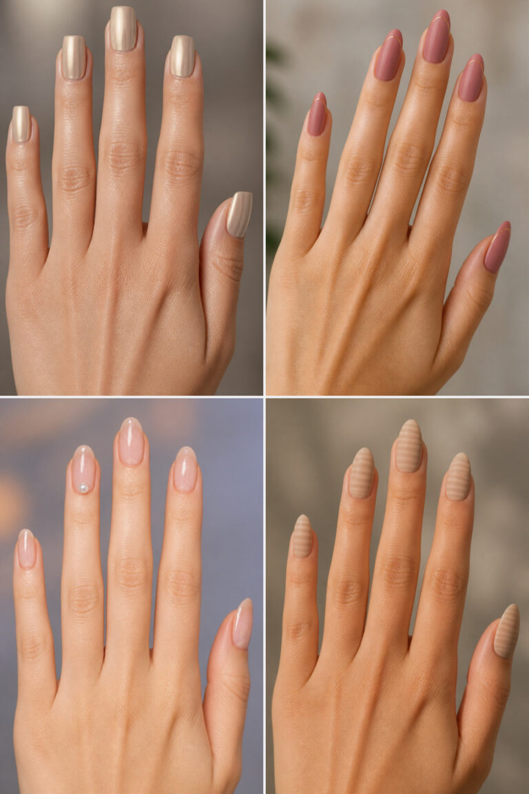 15 Simple Neutral Nail Designs for Minimalist Style