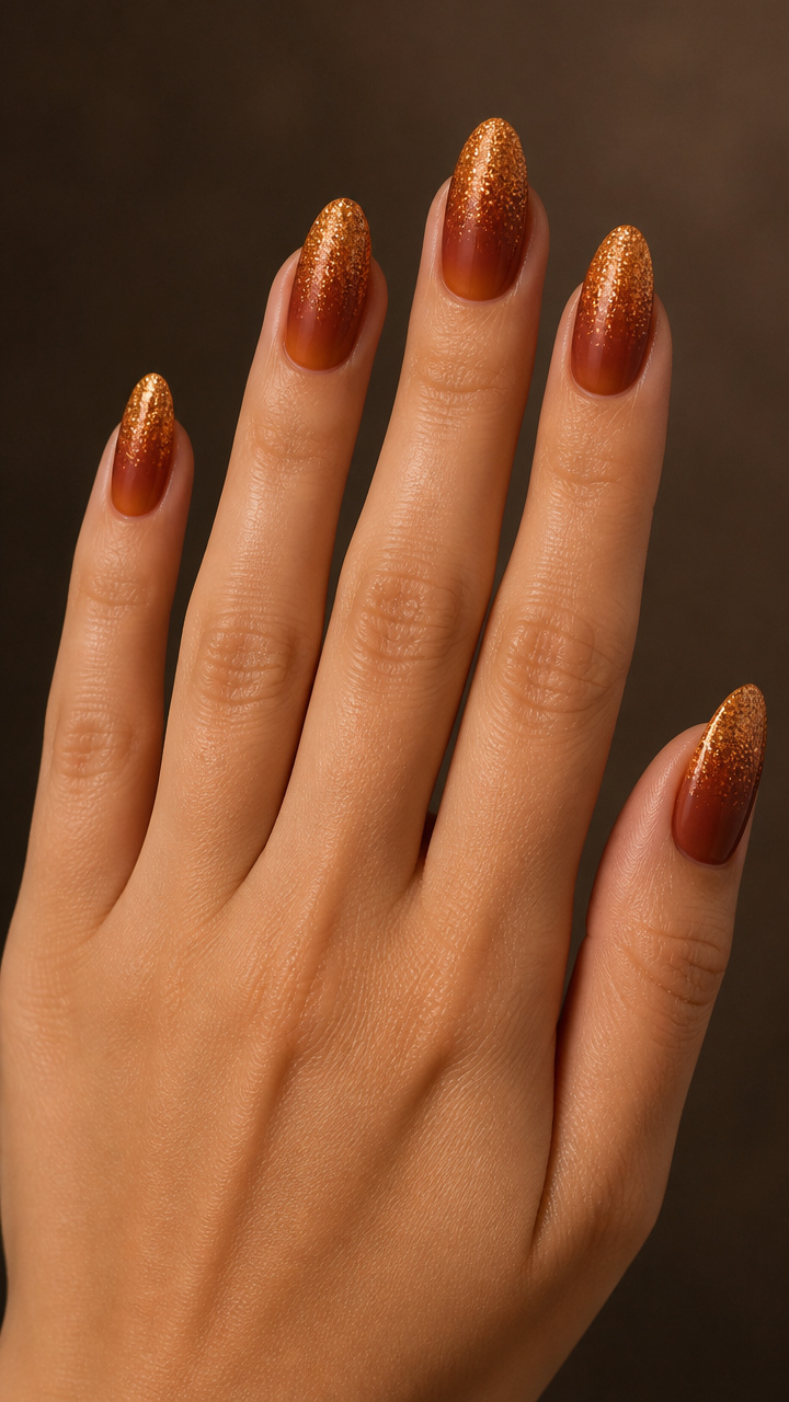 Spiced Cider Glitter Gradient