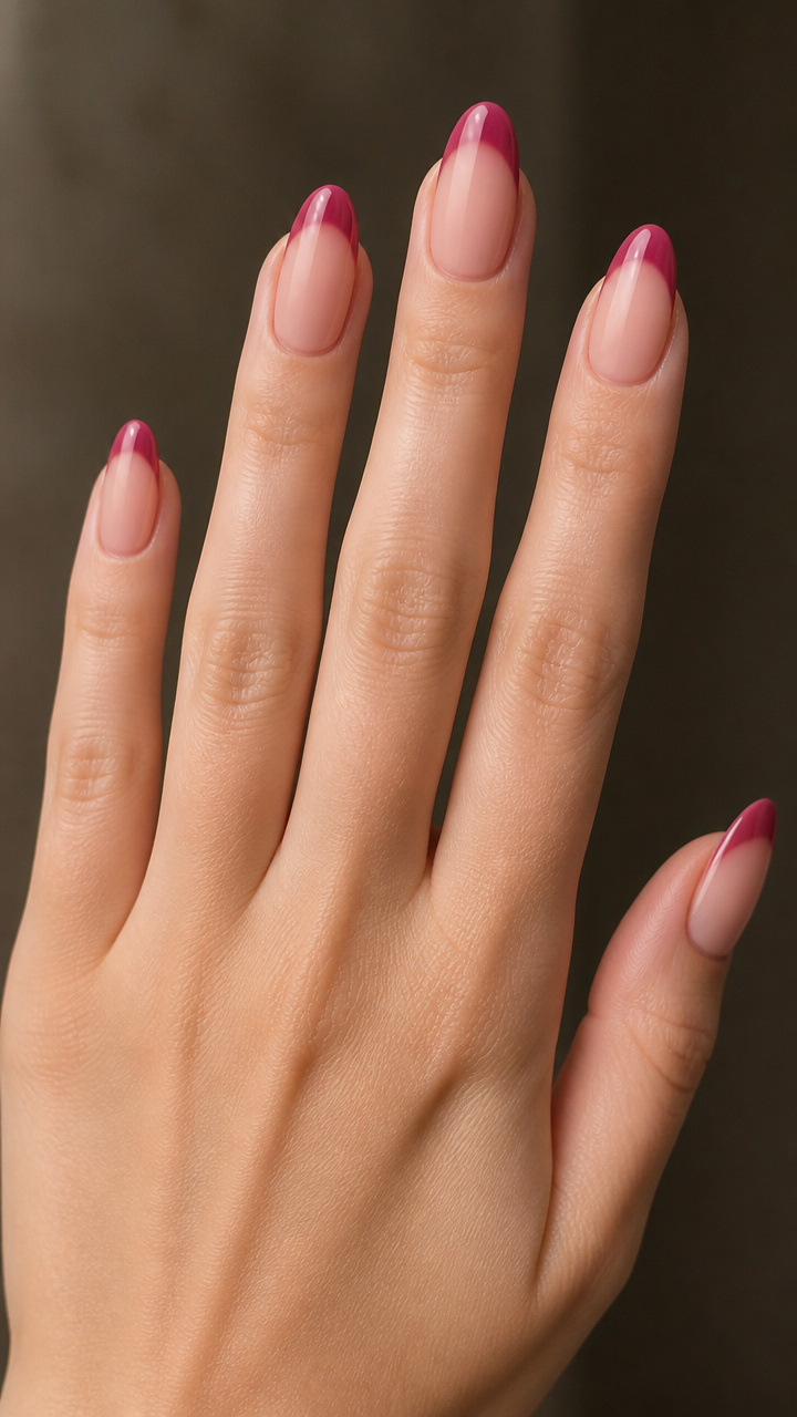 Berry Glaze Over Matte Nude