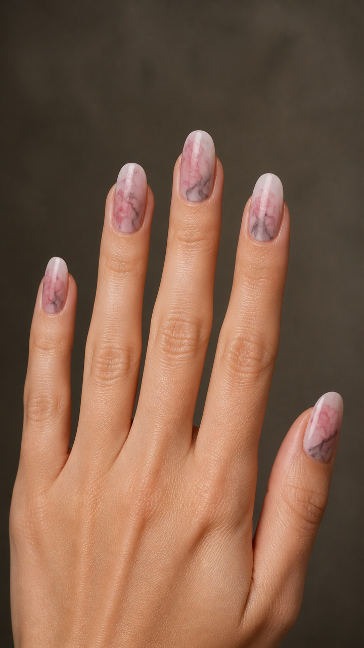 Pink Smoke Effect on Clear Base