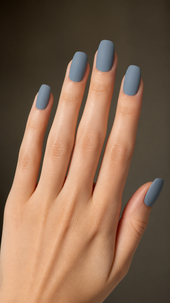 Glacier Gray-Blue with Matte Top Coat