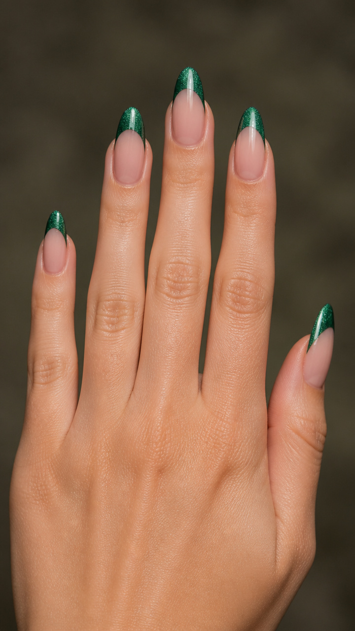Emerald Shimmer Cuff Design