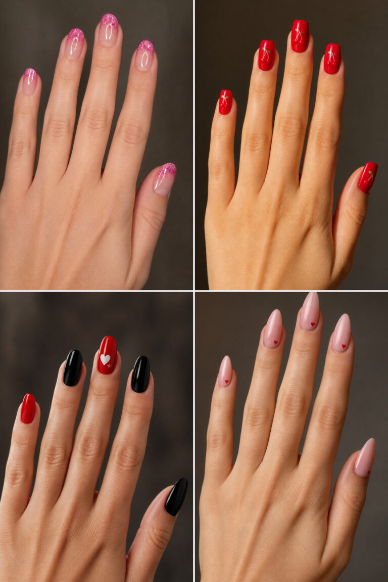 15 Cool Valentine’s Nail Ideas