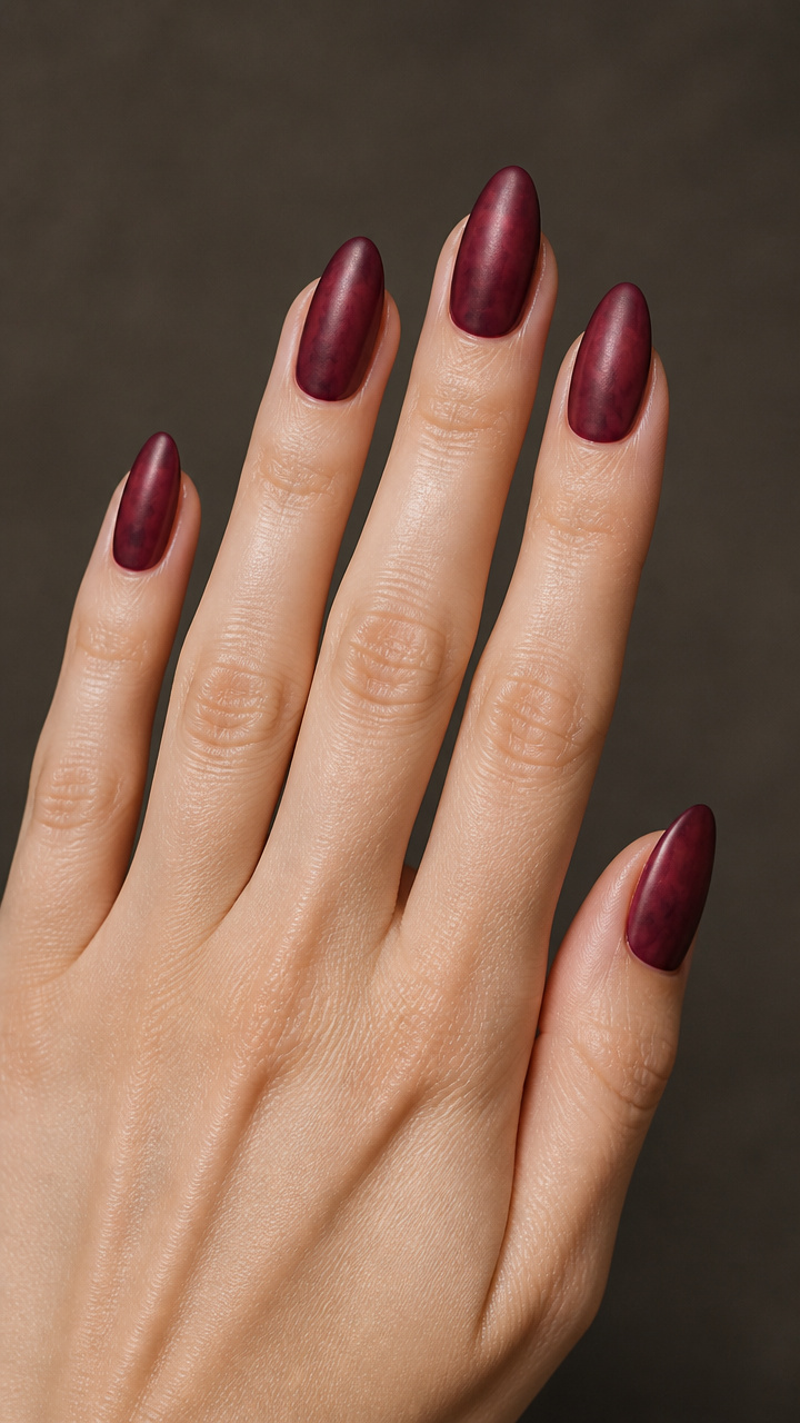 Cranberry Glaze with Matte Topcoat