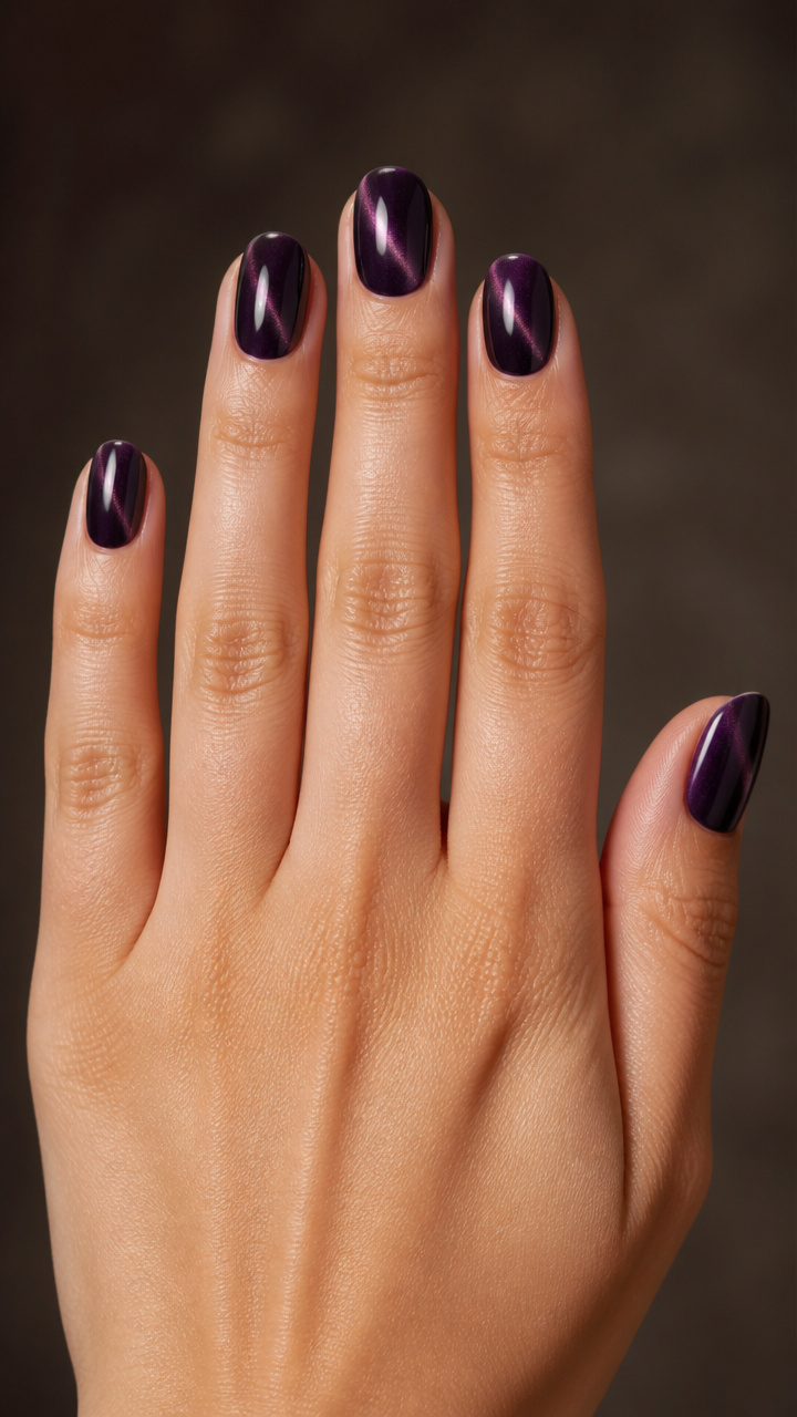 Velvet Eggplant Tips with Violet Trail