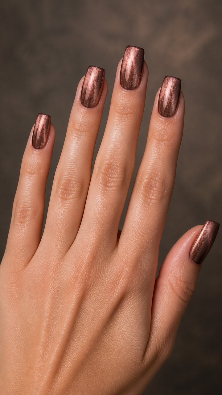 Smoked Rose Gold Square with Bronze Haze