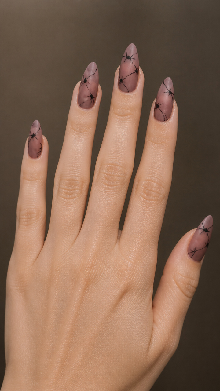 Smoked Rose Quartz with Barbed Wire Detail