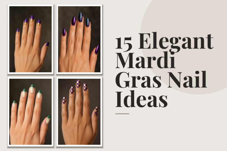 15 Elegant Mardi Gras Nail Ideas