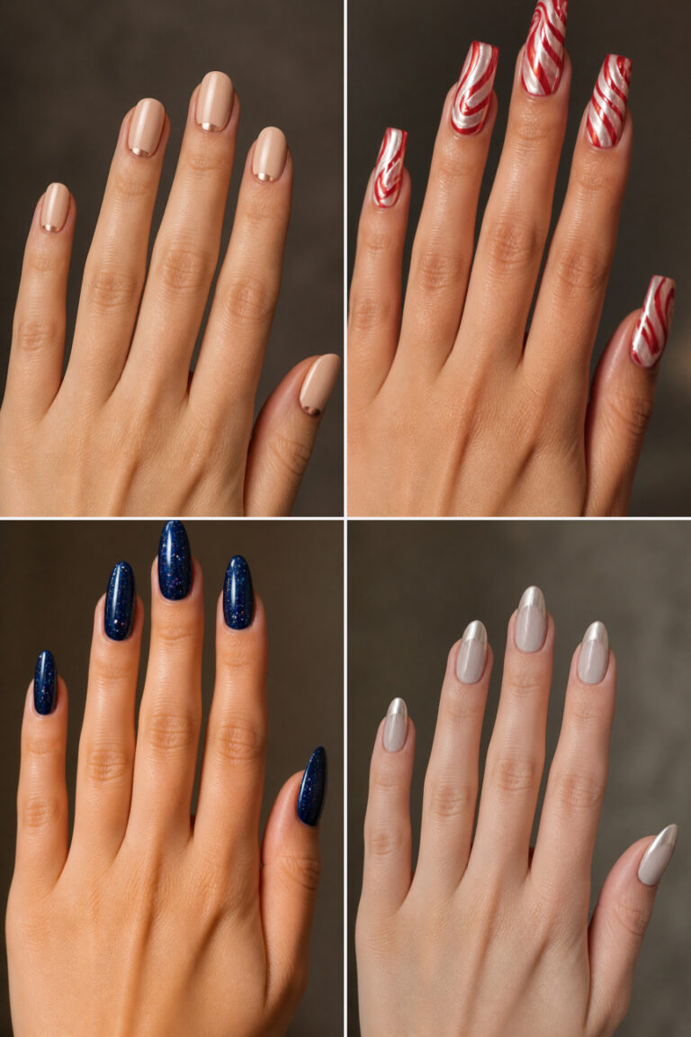 15 Elegant Winter Chrome Nail Ideas