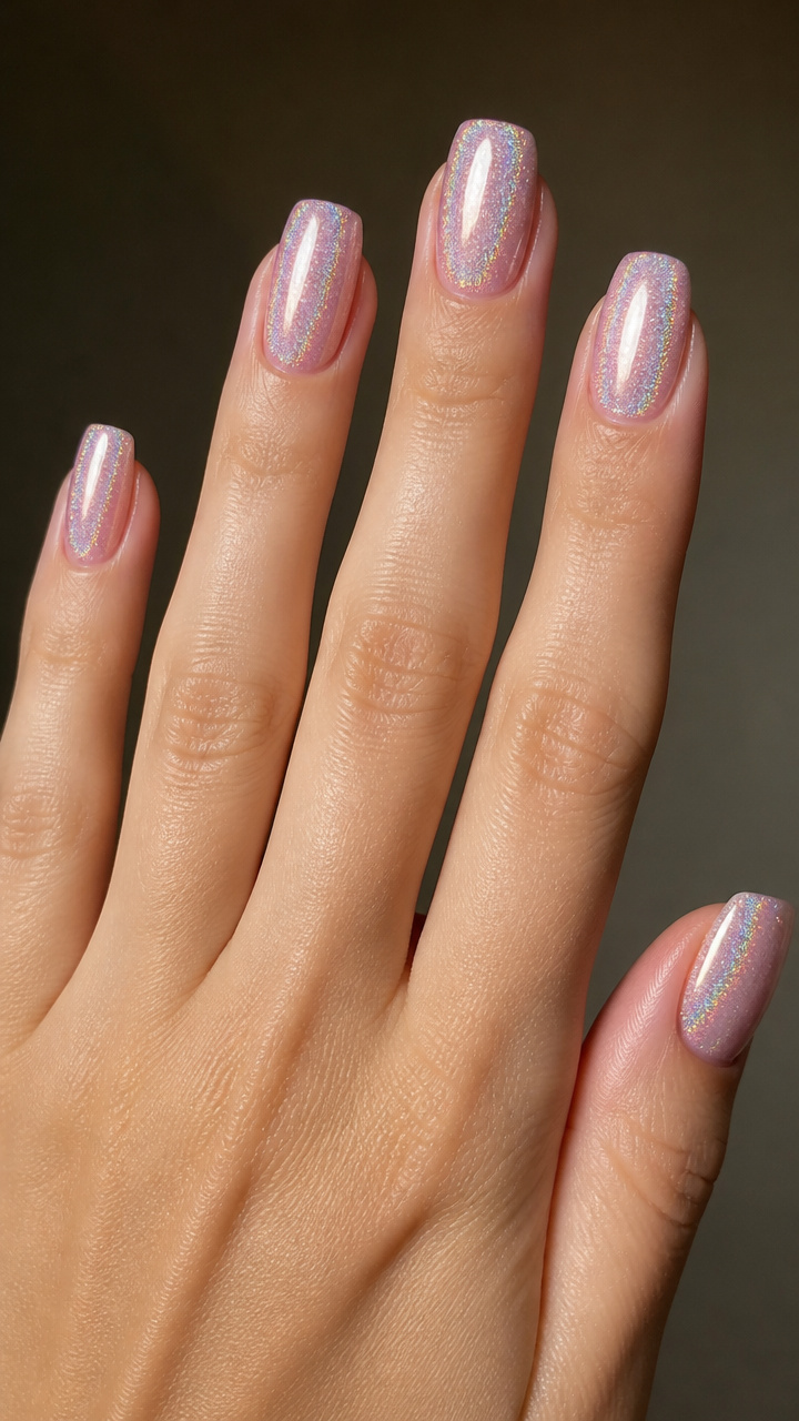 Rose Quartz Holographic Shimmer