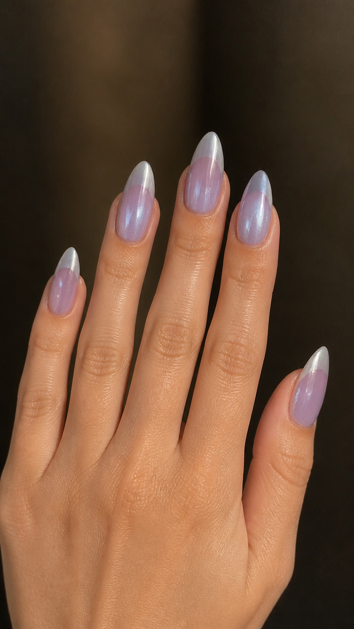 Opalescent Lilac with Moonlit Gradient