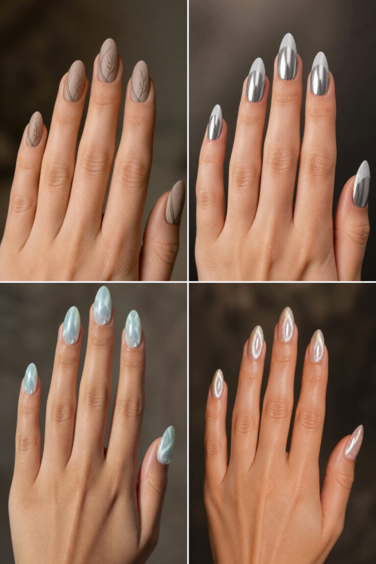 15 Frosty Cat Eye Nail Designs