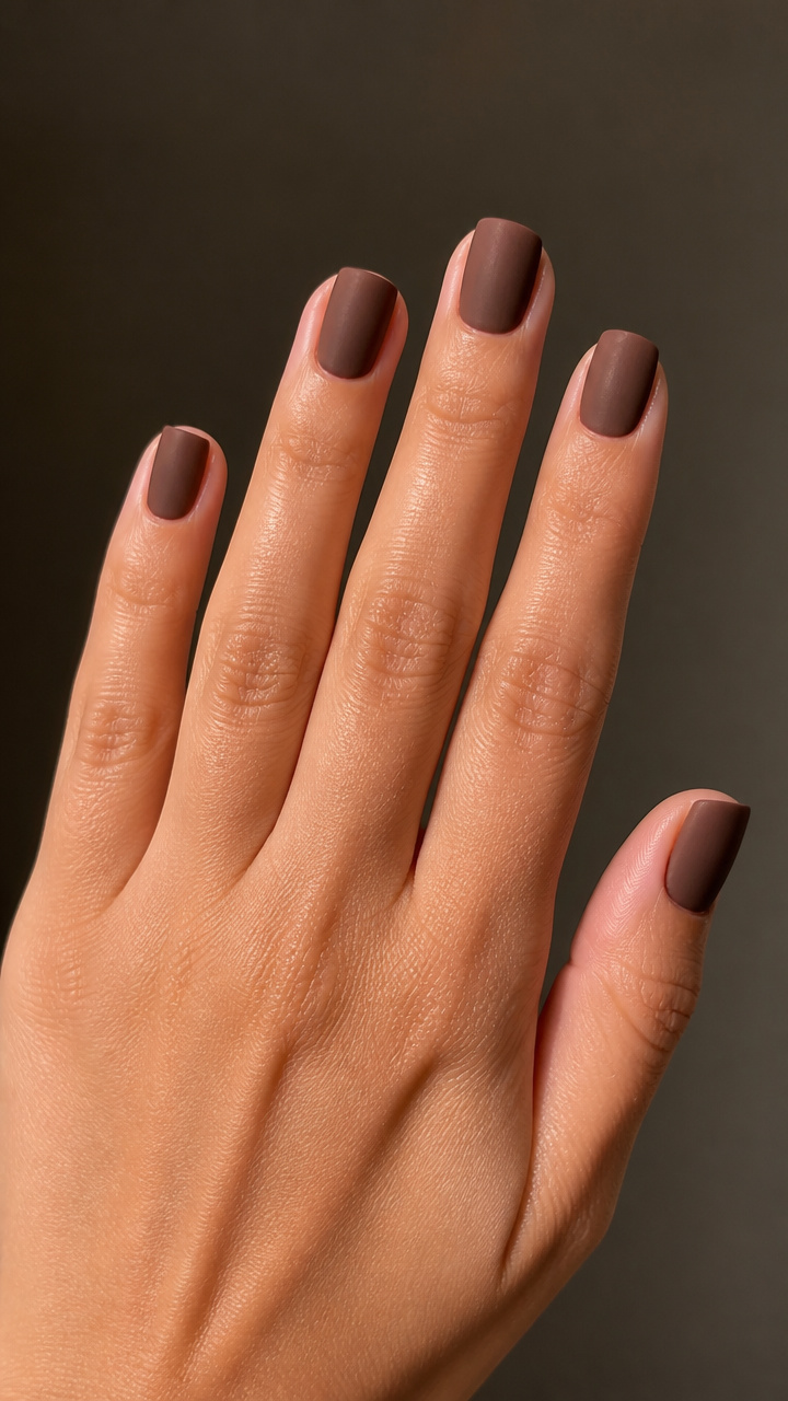 Chocolate Brown Matte Creme