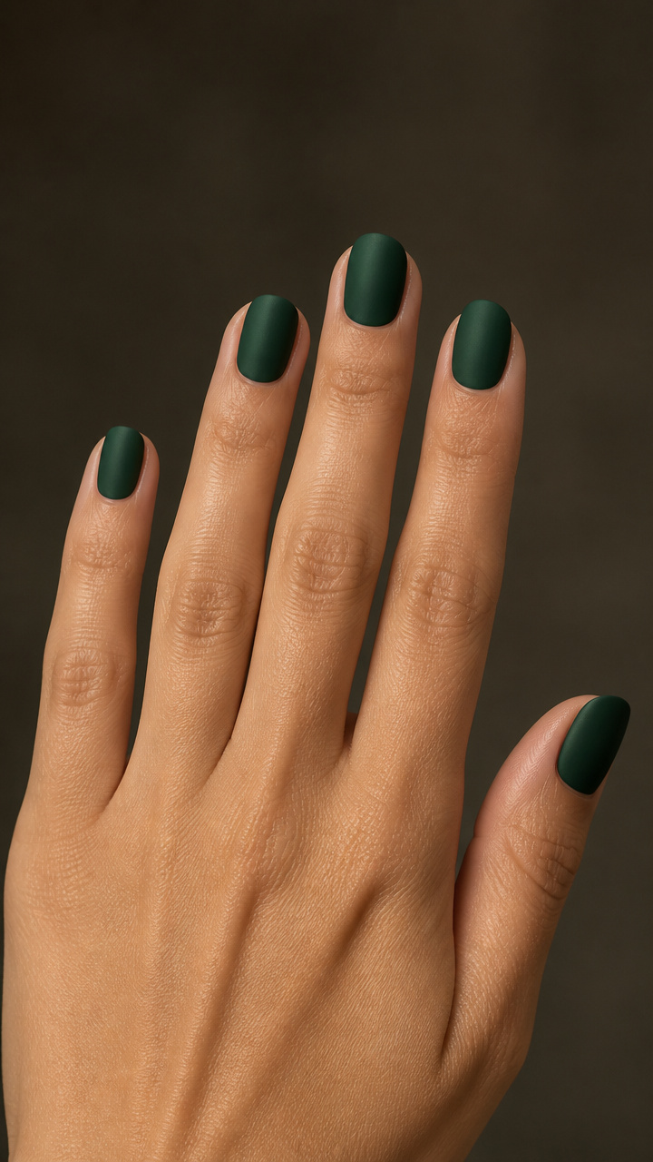 Deep Emerald with Velvet Matte Finish