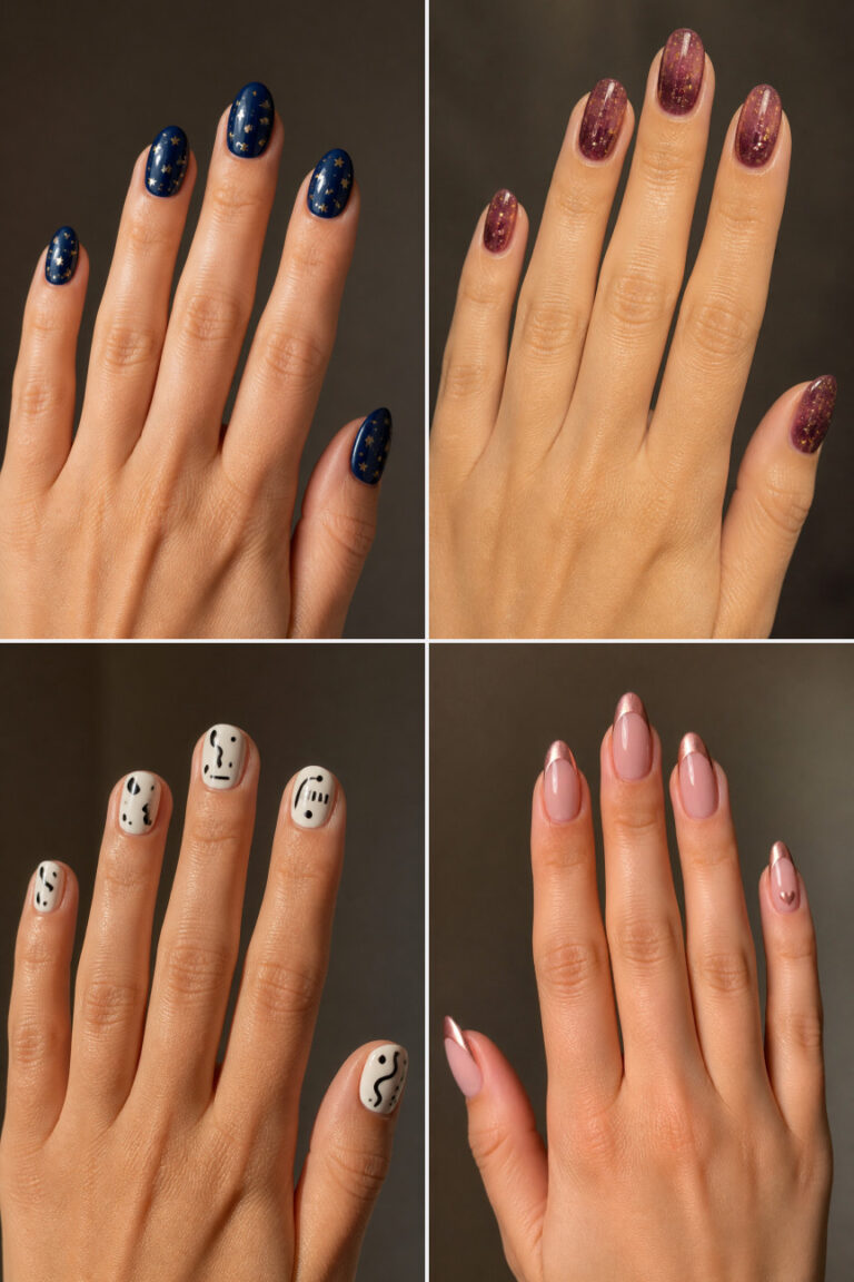 15 January Nail Ideas for Short Nails