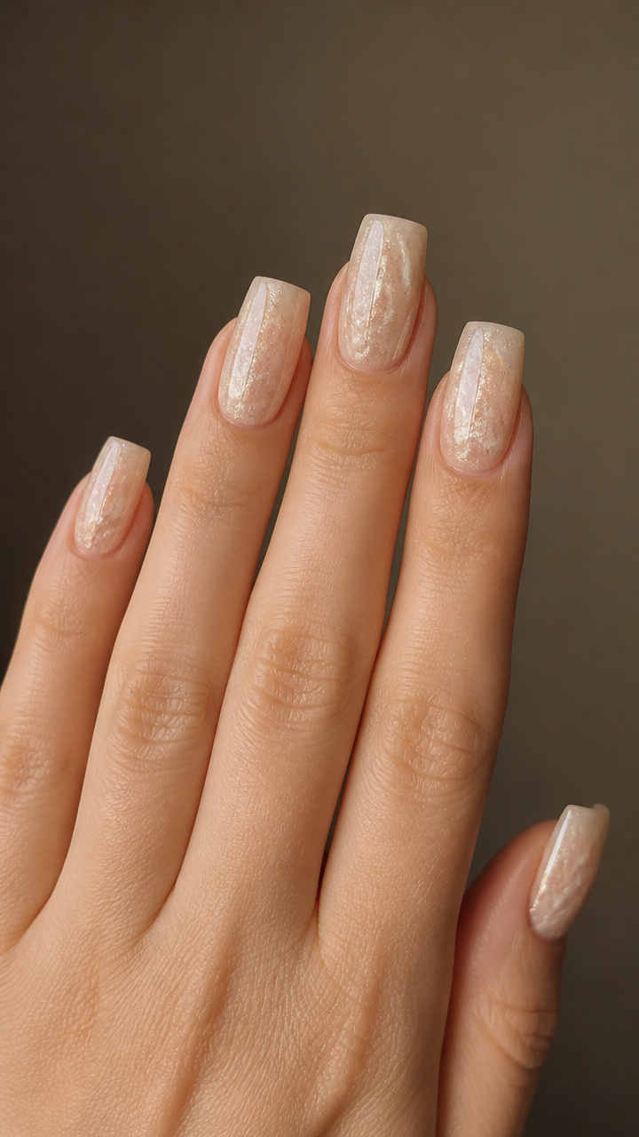 Champagne Pearl Crush Overlay