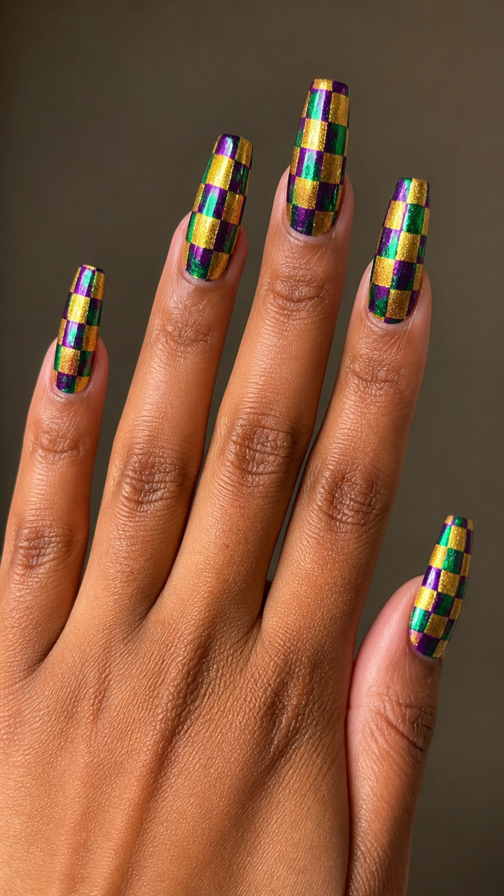 Parade Float Brights with Checkerboard Cuts