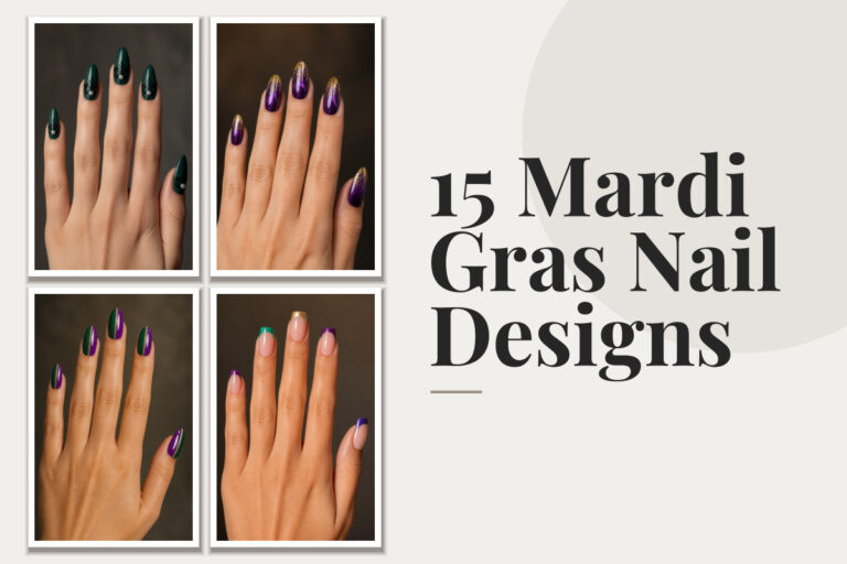 15 Mardi Gras Nail Designs