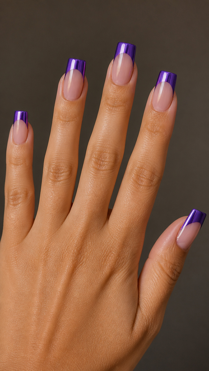 Royal Purple Chrome Tips