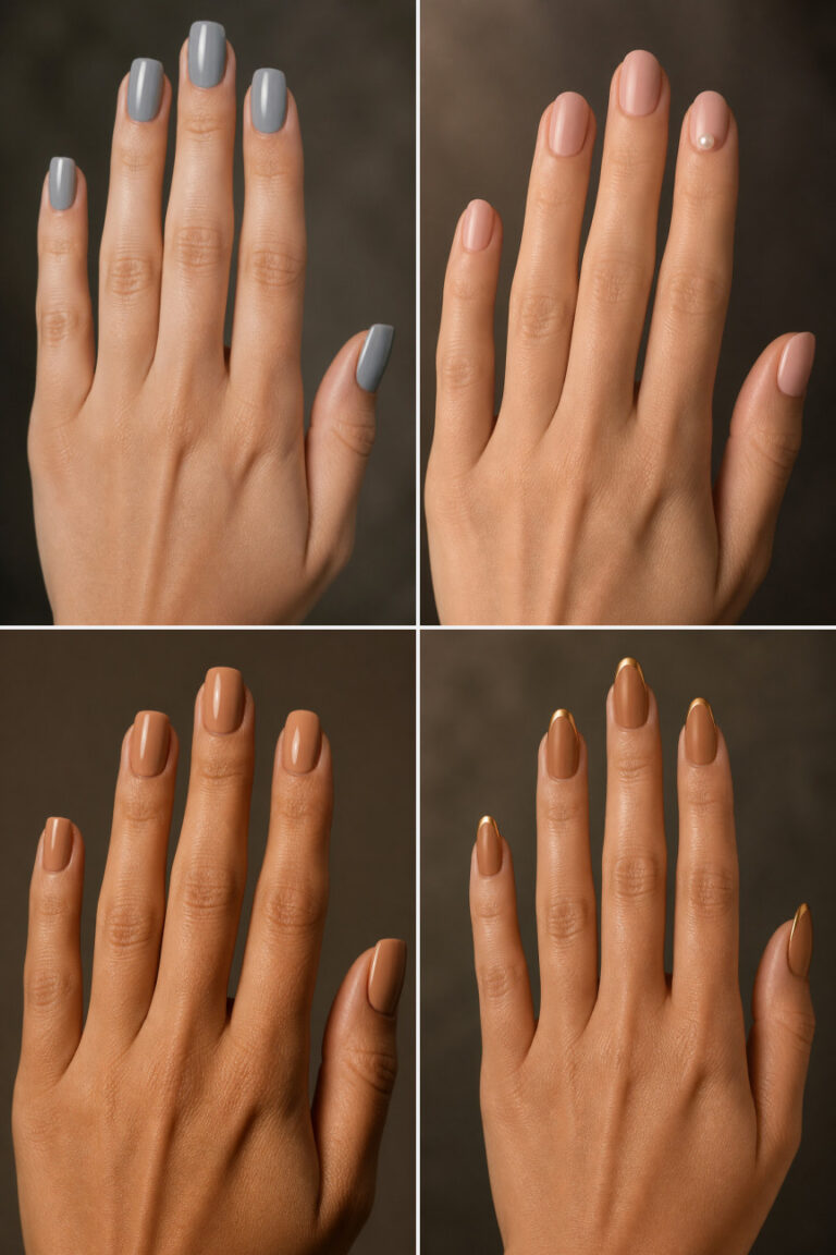 15 Neutral January Nail Ideas