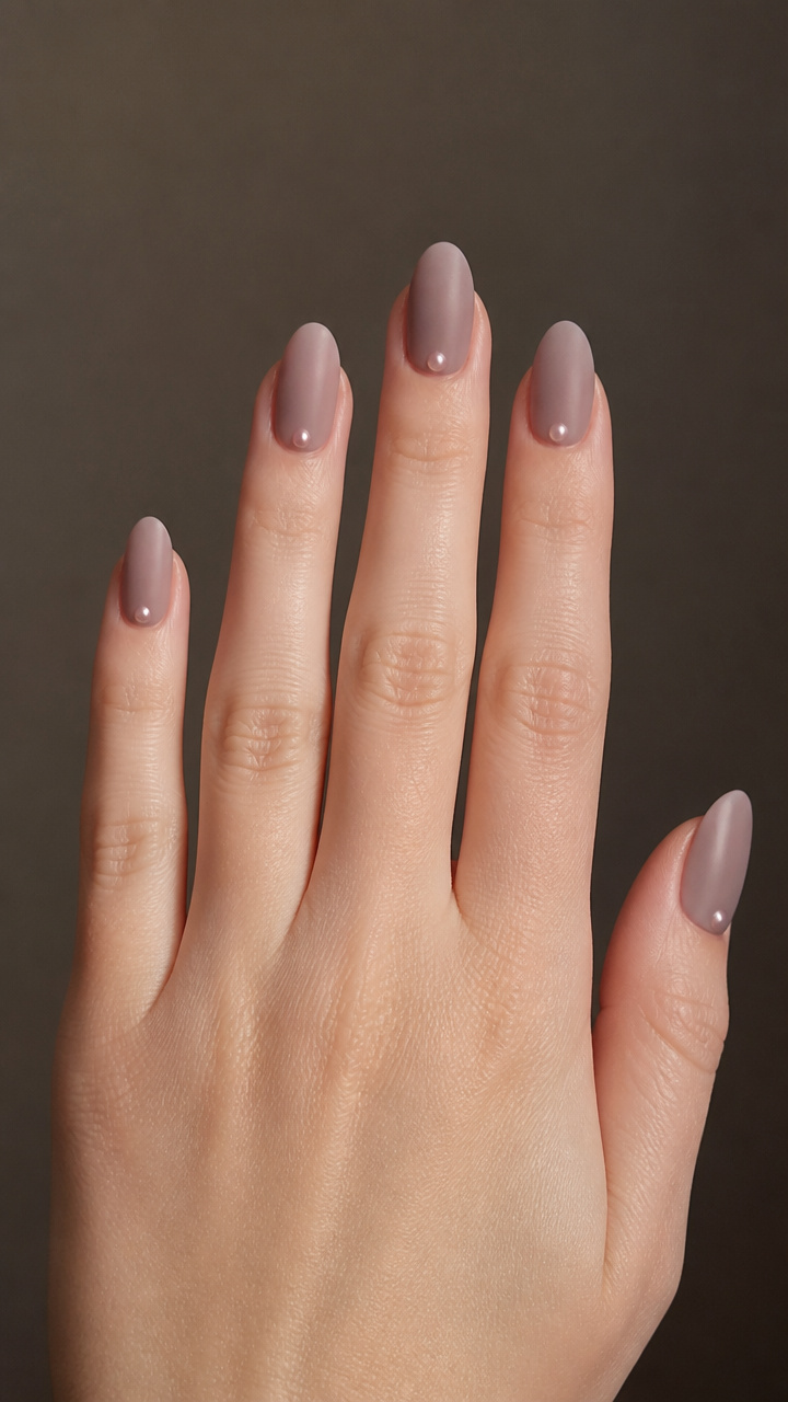 Muted Mauve with Inner Corner Highlight